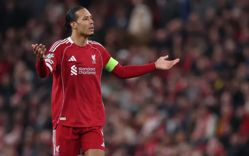 تصريحات مقلقة من فيرجيل فان ديك عقب خسارة ليفربول الصادمة أمام برايتون